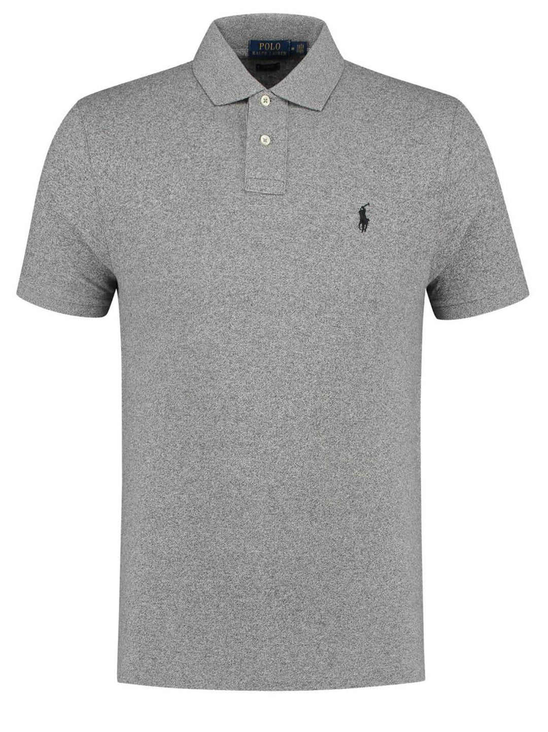 Ralph Lauren polo slim fit-100% katoen-HEREN POLO'S & T-SHIRTS-Grijs