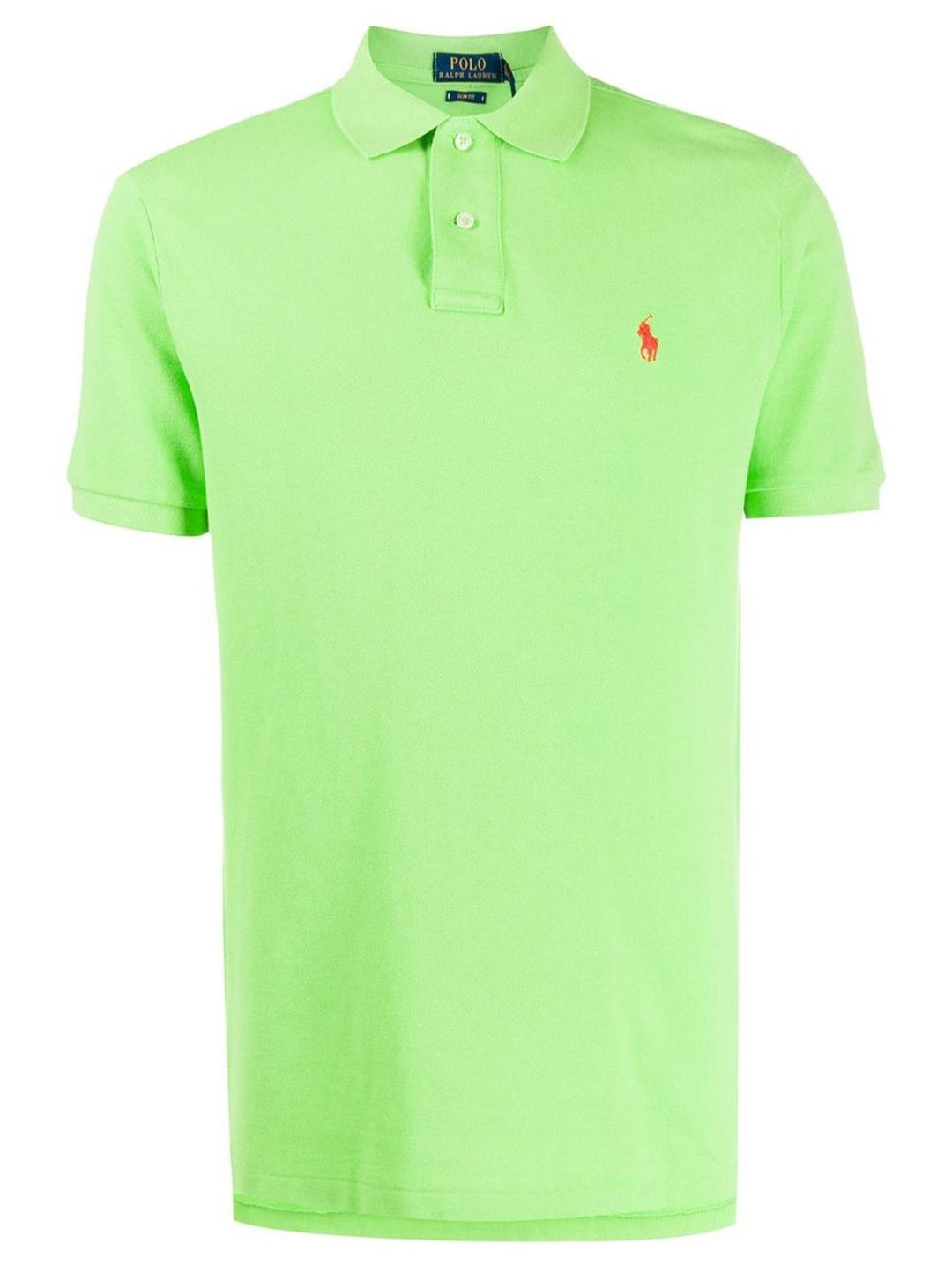 Ralph Lauren polo slim fit-100% katoen-HEREN POLO'S & T-SHIRTS-Groen