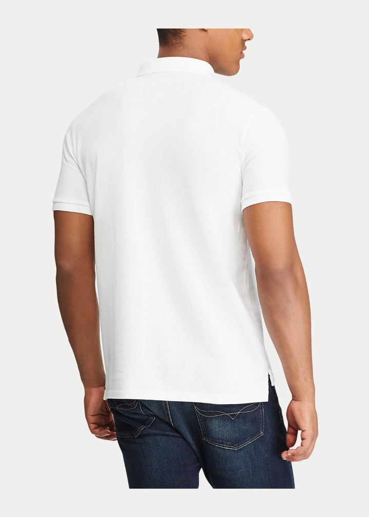 Ralph Lauren polo slim fit-100% katoen-HEREN POLO'S & T-SHIRTS-Wit