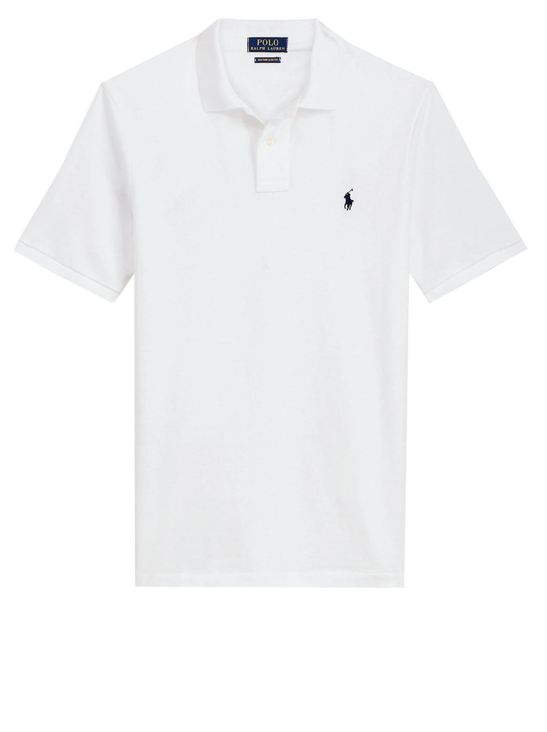 Ralph Lauren polo slim fit-100% katoen-HEREN POLO'S & T-SHIRTS-Wit