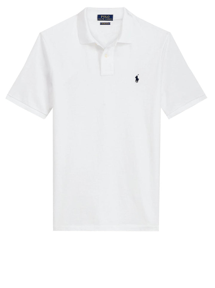 Ralph Lauren polo slim fit-100% katoen-HEREN POLO'S & T-SHIRTS-Wit