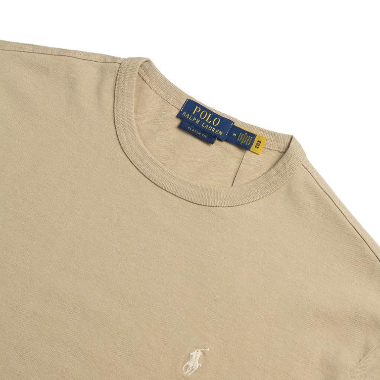 Ralph Lauren t-shirt classic-100% katoen-HEREN POLO'S & T-SHIRTS-Beige