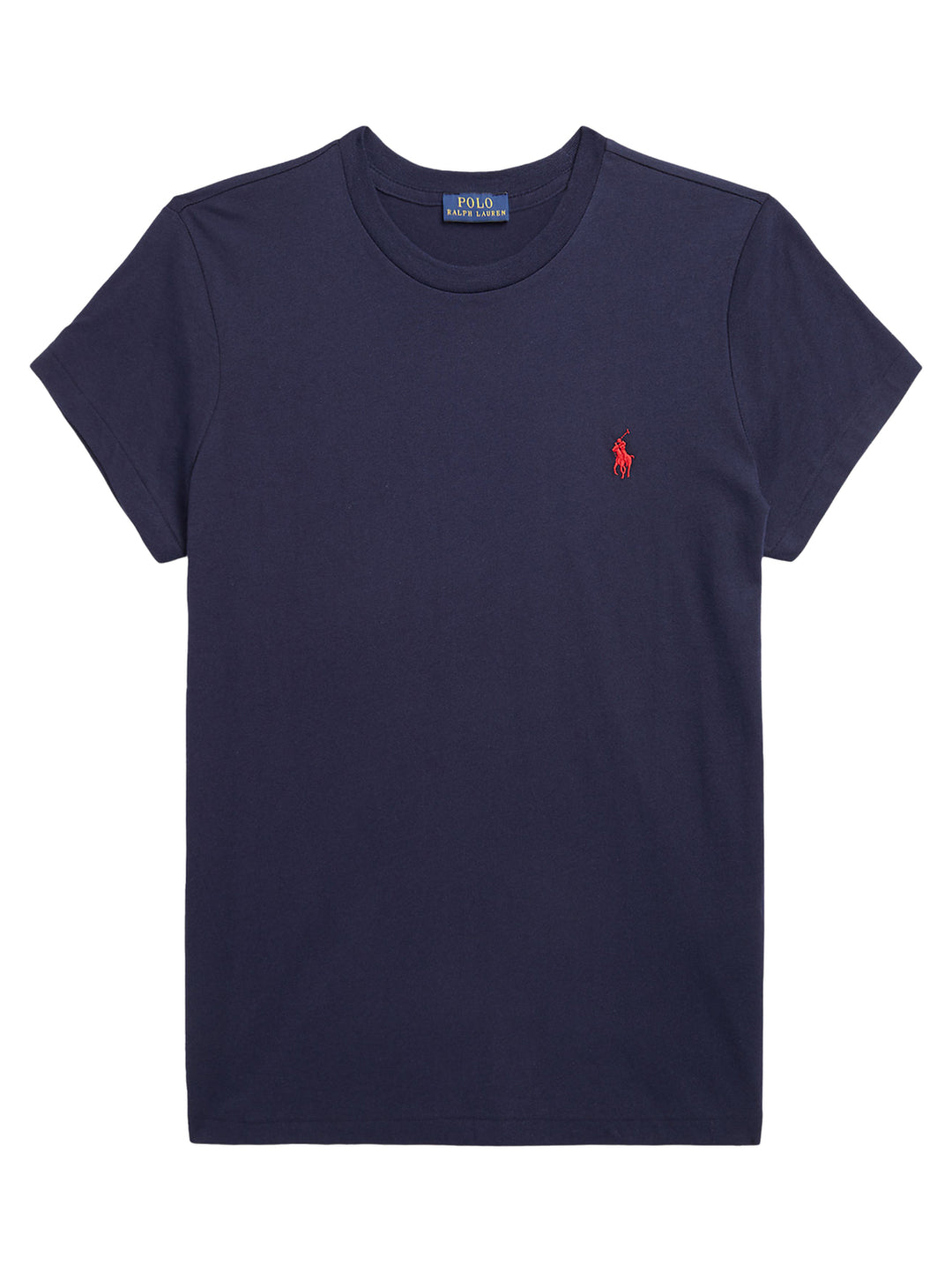 Ralph Lauren T-shirt Korte Mouw – Blauw-100% katoen-DAMES TOPS & BLOUSES-Blauw