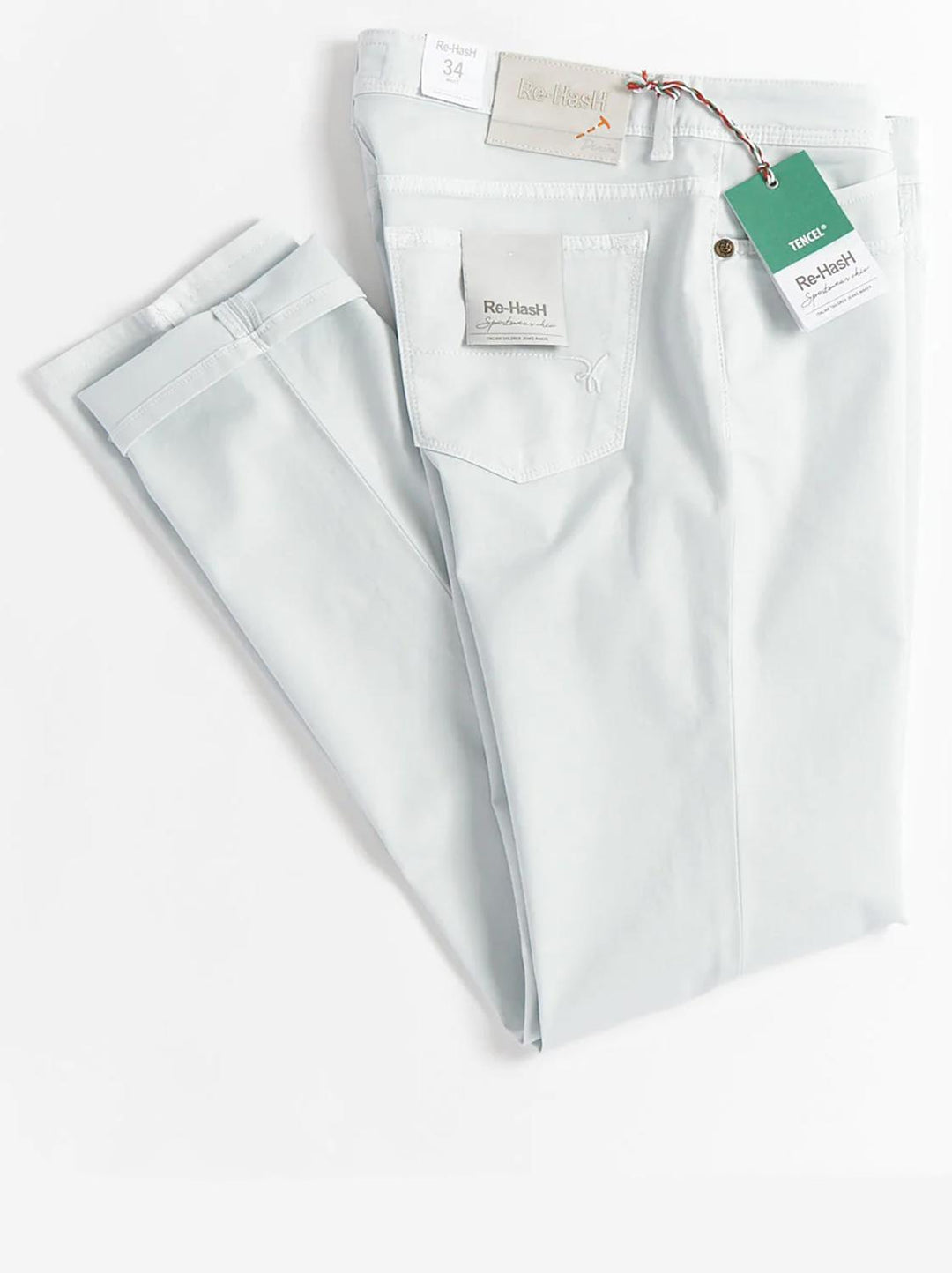 Re-Hash TENCEL broek – Room-55% katoen, 42% lyocell, 3% elasthaan-HEREN BROEKEN-Room