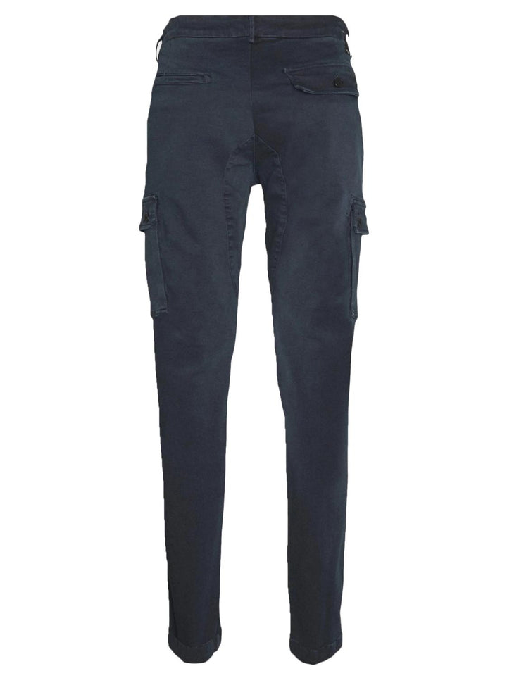 Replay Cargo JAAN-88% katoen, 7% polyester, 5% elasthaan-HEREN BROEKEN-Blauw