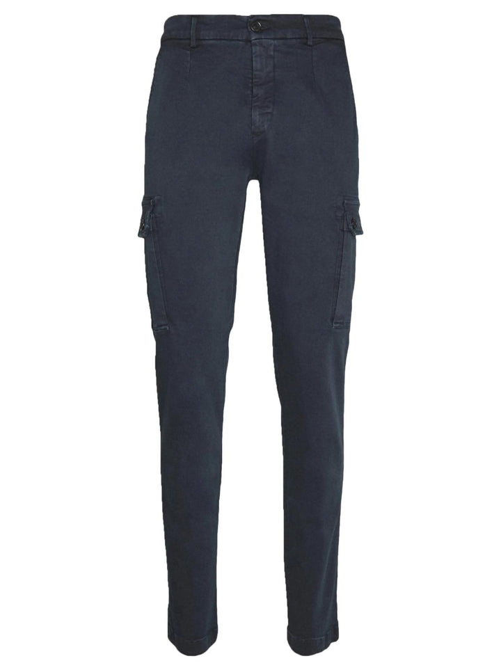 Replay Cargo JAAN-88% katoen, 7% polyester, 5% elasthaan-HEREN BROEKEN-Blauw