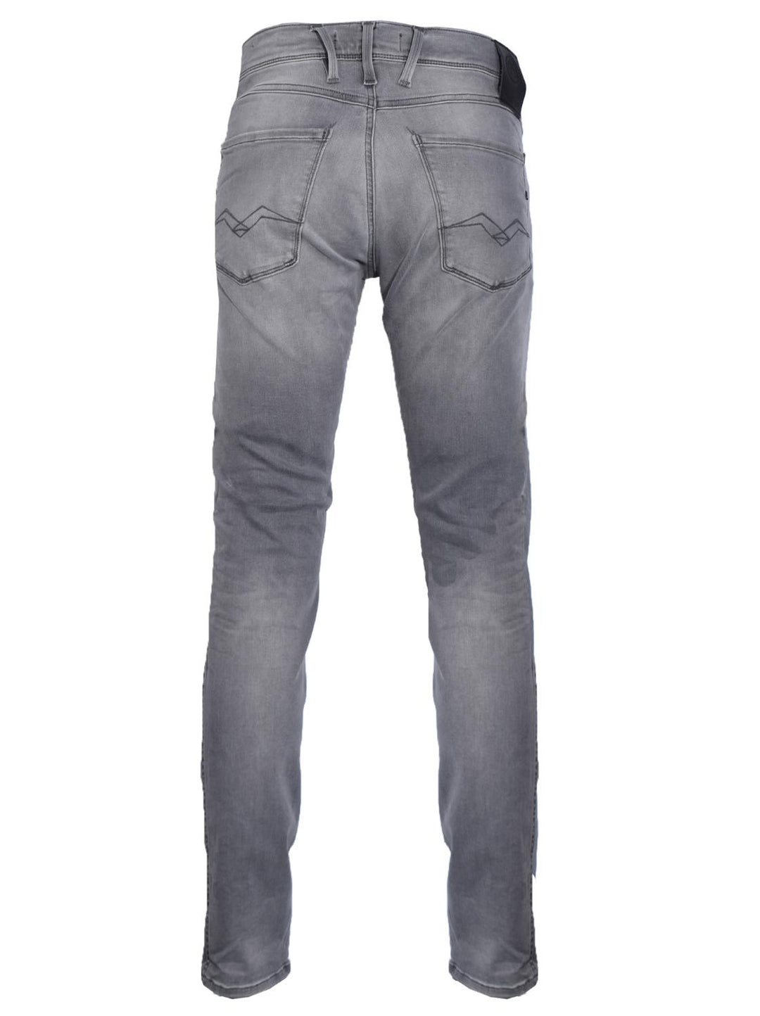 Replay Hyperflex Anbass jeans-87% katoen, 9% polyester, 4% elasthaan-HEREN BROEKEN-Grijs