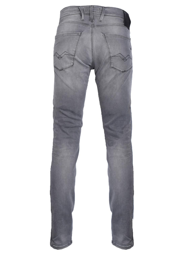 Replay Hyperflex Anbass jeans-87% katoen, 9% polyester, 4% elasthaan-HEREN BROEKEN-Grijs