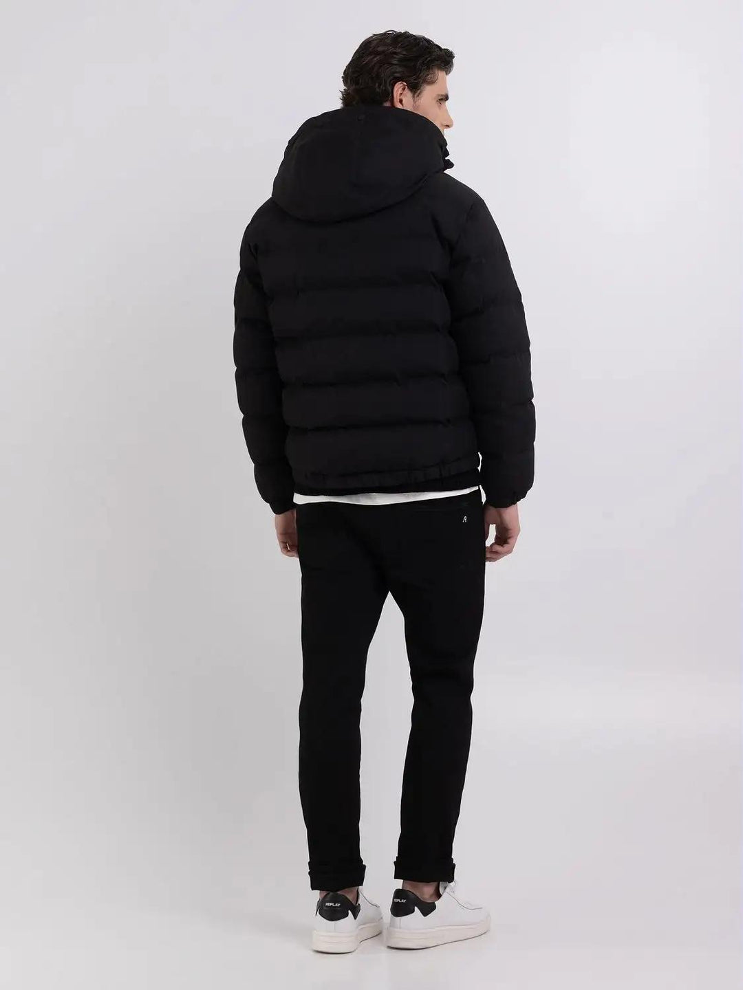 Replay SARTORIALE jack-100% polyester-HEREN JASSEN & JACKS-Zwart