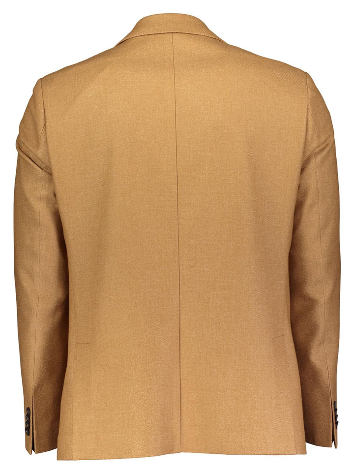 Roy Robson colbert-80% wol, 20% polyester-HEREN PAKKEN & COLBERTS-Bruin