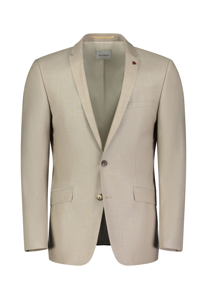 Roy Robson Colbert Beige-57% Scheurwol<br />40% Viscose<br />3% Elastaan-HEREN PAKKEN & COLBERTS-Beige
