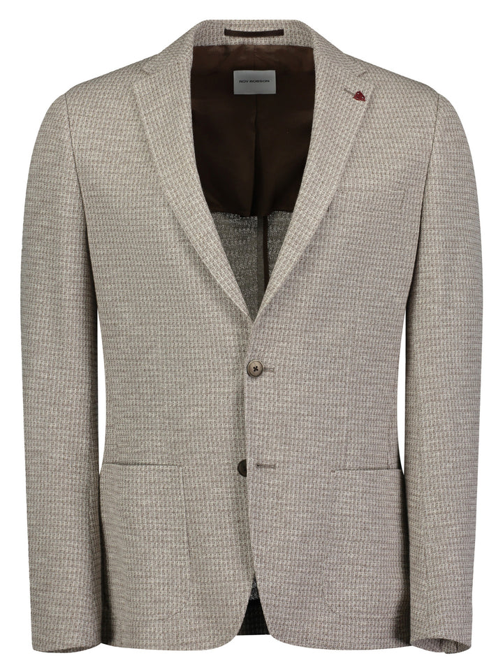 Roy Robson colbert bruin-53% Katoen<br />45% Polyester<br />2% Elastan-HEREN PAKKEN & COLBERTS-Beige
