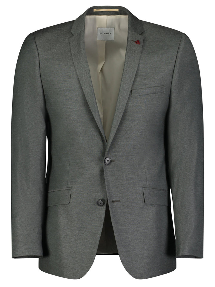 Roy Robson colbert MIX & MATCH-57% Scheerwol<br />40% Viscose<br />3% Elastaan-HEREN PAKKEN & COLBERTS-Groen