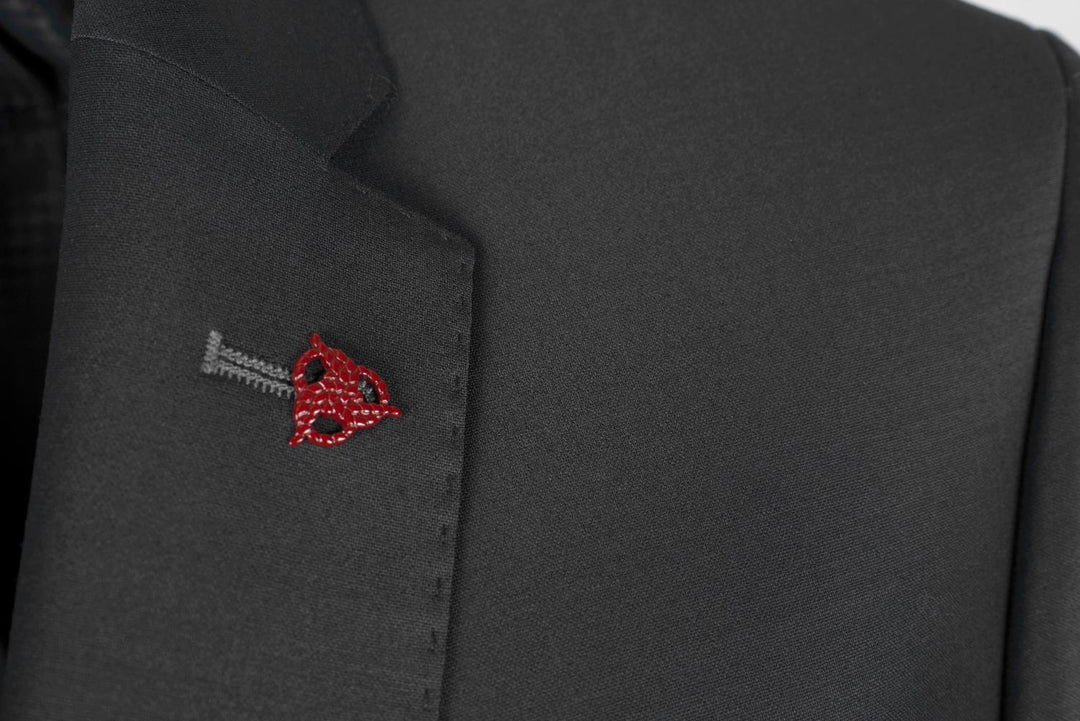 Roy Robson smoking-85% wol, 11% polyamide, 4% elasthaan-HEREN GELEGENHEIDSKLEDING-Zwart