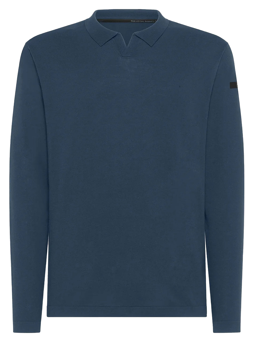RRD Shirty Polo Knit – Blauw-100% katoen-HEREN POLO'S & T-SHIRTS-Blauw