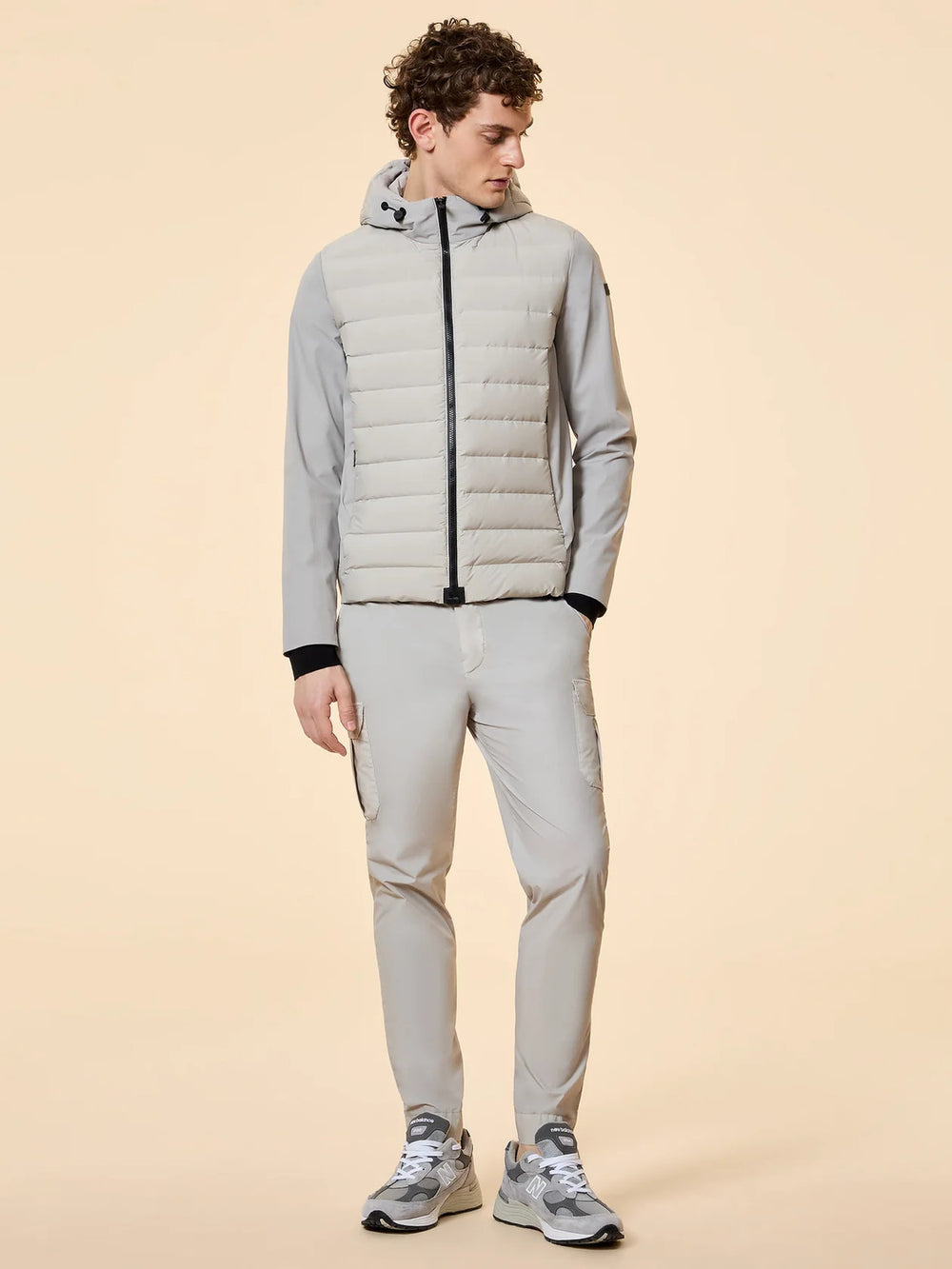 RRD Summer Superduck Hybrid Hood Jack – Beige-86% polyamide, 14% elastaan-HEREN JASSEN & JACKS-Beige