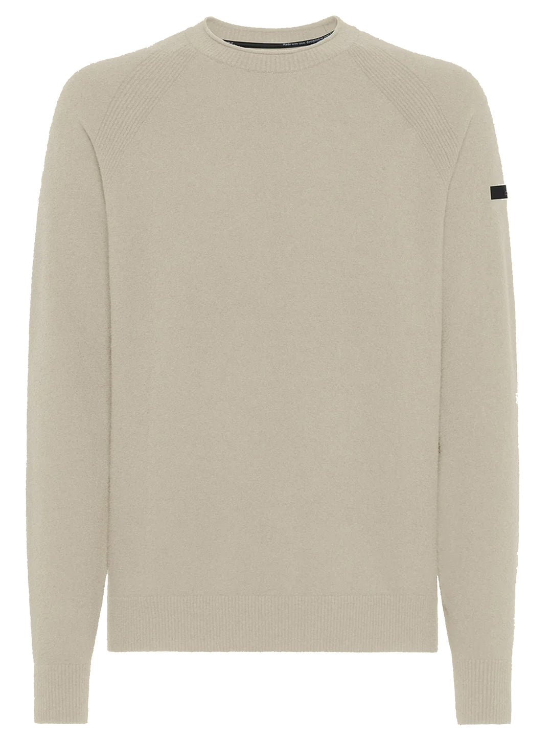 RRD Summer Velvet Round Knit – Beige-61% katoen, 26% vezels, 13% elastaan-HEREN TRUIEN & VESTEN-Beige