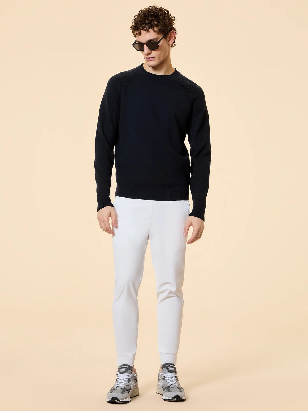 RRD Summer Velvet Round Knit – Blauw-61% katoen, 26% vezels, 13% elastaan-HEREN TRUIEN & VESTEN-Blauw