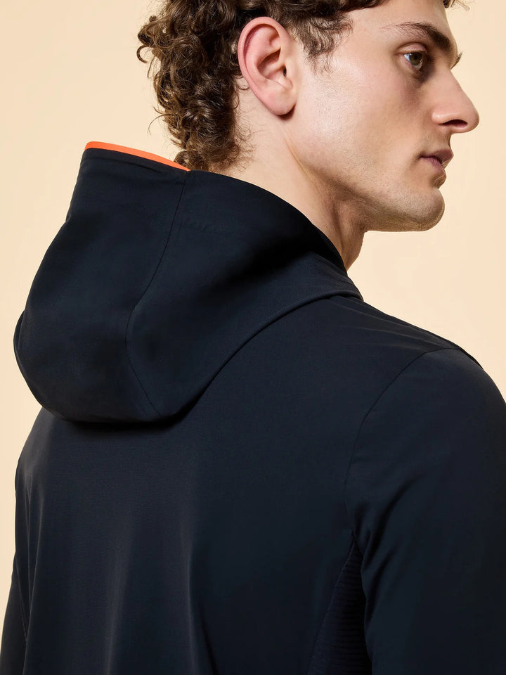 RRD Surflex Soft Touch Hood Zip Fleece – Blauw-79% polyamide, 21% elastaan-HEREN JASSEN & JACKS-Blauw