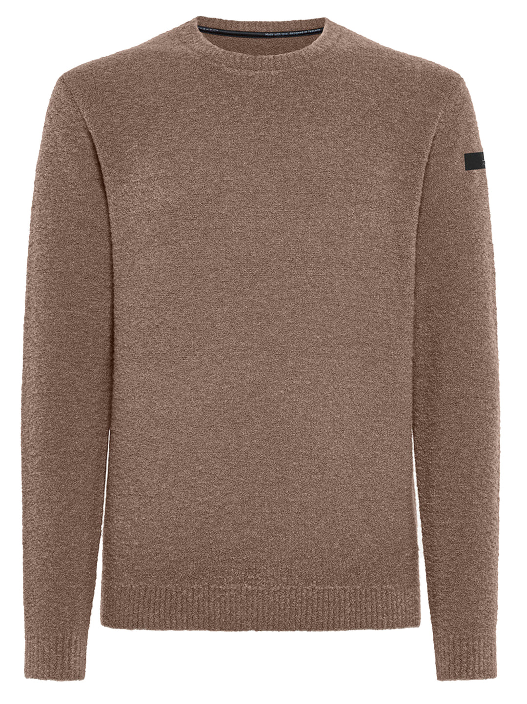 RRD Trui Ronde Hals – Bruin-80% wol, 20% polyester-HEREN TRUIEN & VESTEN-Bruin