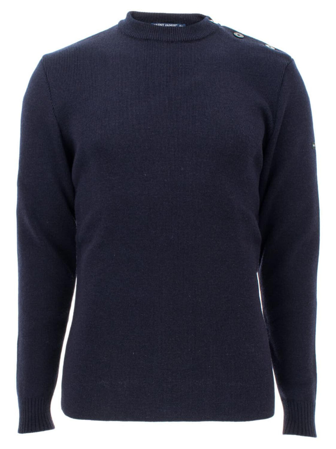 Saint James ROCHEFORT trui-100% wol-HEREN TRUIEN & VESTEN-Blauw