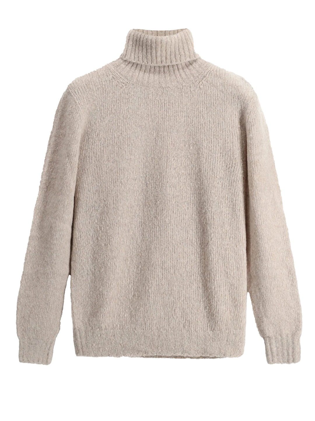 Scaglione Turtle Neck Cashmere‑Blend – Beige-57% merinowol, 28% cashmere, 15% polyamide-HEREN TRUIEN & VESTEN-Beige