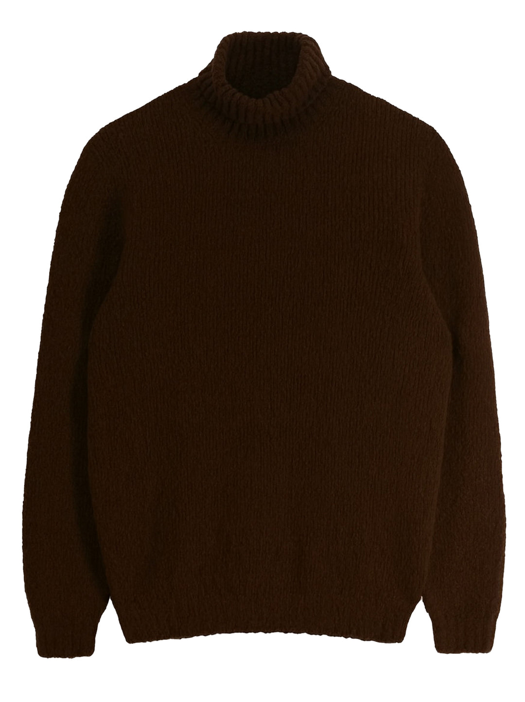 Scaglione Turtle Neck Cashmere‑Blend – Bruin-57% merinowol, 28% cashmere, 15% polyamide-HEREN TRUIEN & VESTEN-Bruin
