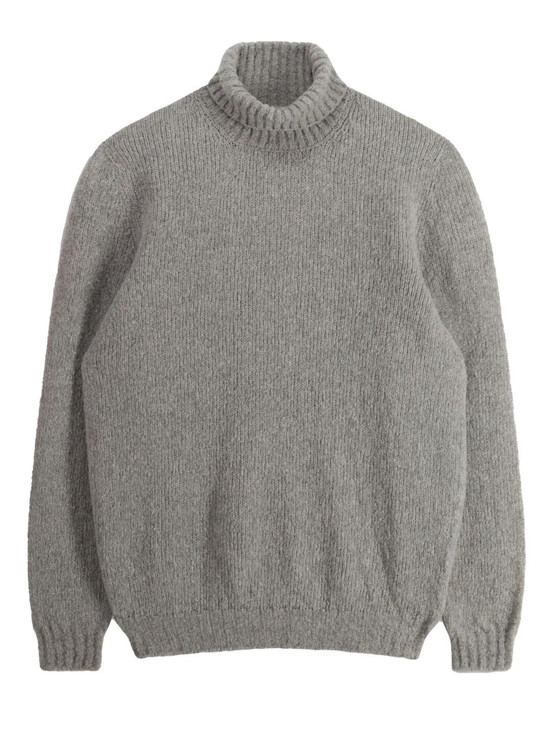 Scaglione Turtle Neck Cashmere‑Blend – Lichtgrijs-57% merinowol, 28% cashmere, 15% polyamide-HEREN TRUIEN & VESTEN-Grijs