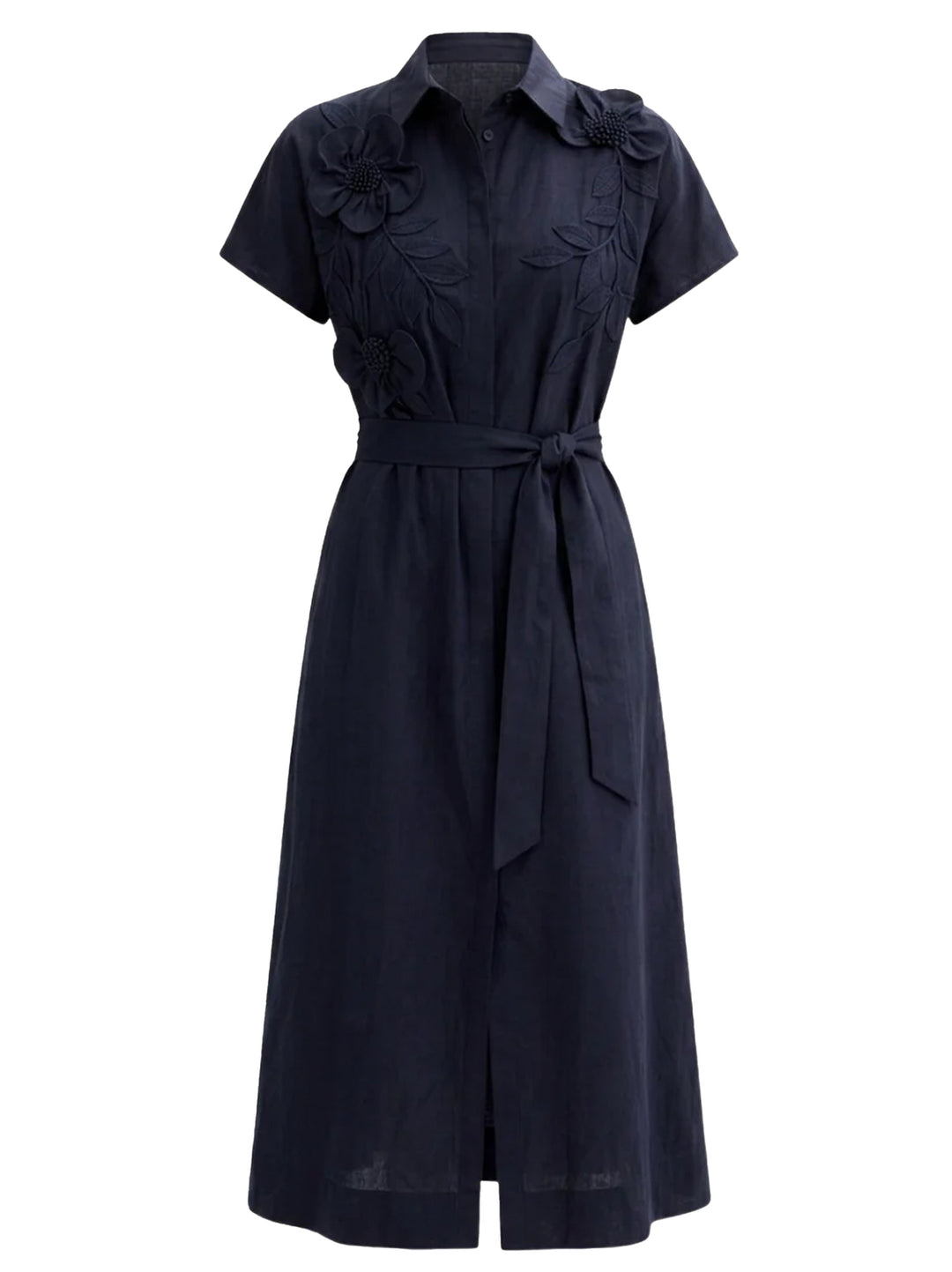 Scarlett Poppies Saelina Dress – Blauw-100% katoen poplin-DAMES JURKEN-Blauw