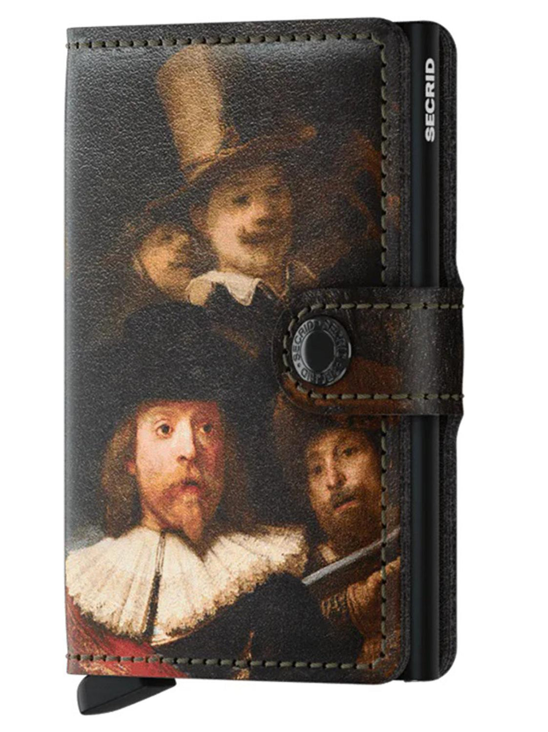 Secrid Miniwallet Night Watch-Leer-HEREN ACCESSOIRES-Groen