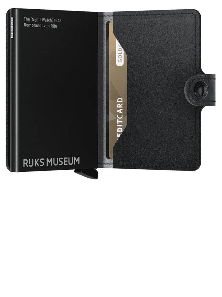 Secrid Miniwallet Night Watch-Leer-HEREN ACCESSOIRES-Groen