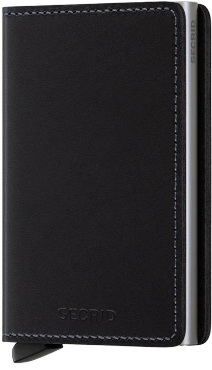 Secrid Slim wallet Black-HEREN ACCESSOIRES-Zwart