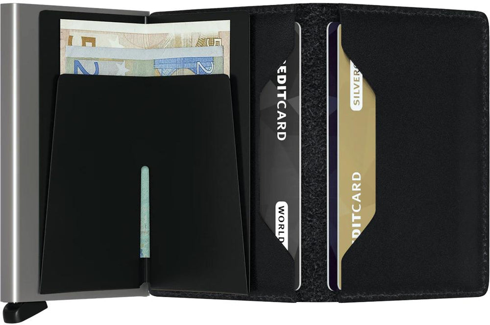 Secrid Slim wallet Black-HEREN ACCESSOIRES-Zwart