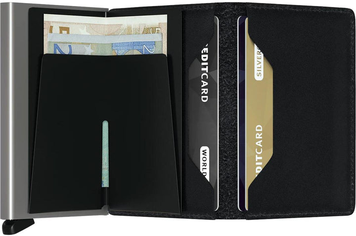 Secrid Slim wallet Black-HEREN ACCESSOIRES-Zwart