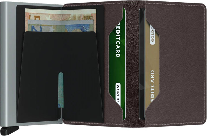 Secrid Slim wallet-HEREN ACCESSOIRES-Bruin