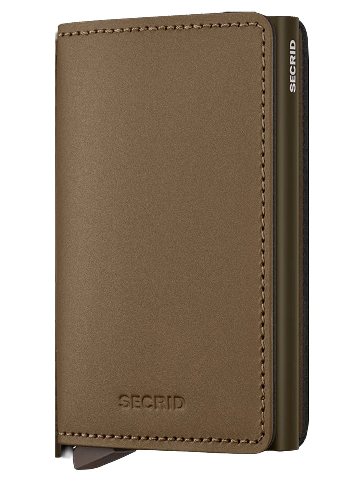 Secrid Slimwallet Matte Satin – Bruin-HEREN ACCESSOIRES-Bruin