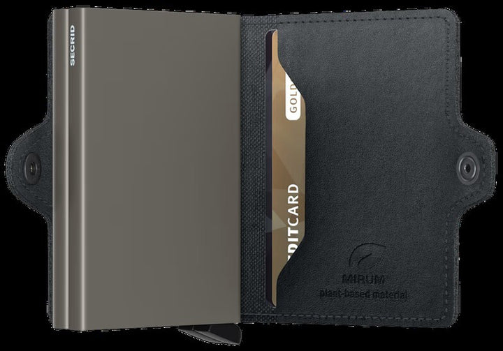 Secrid Twinwallet MIRUM Plant-Based – Zwart-HEREN ACCESSOIRES-Zwart