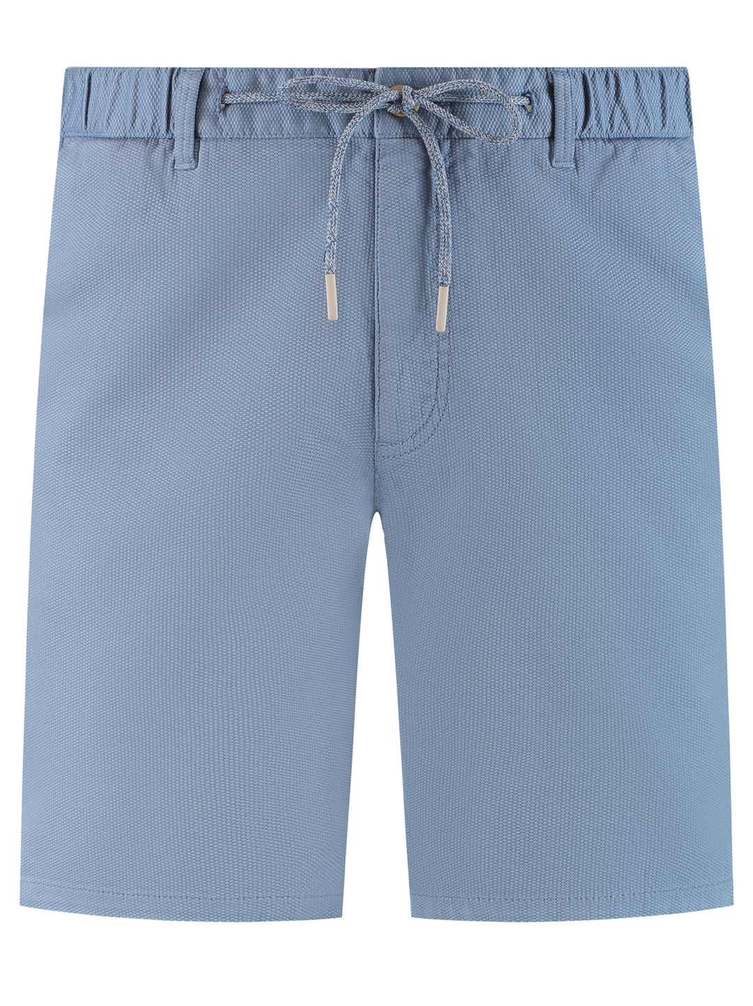Seven Dials Audel Structure Chino Short – Blauw-98% katoen, 2% elastaan-HEREN BROEKEN-Blauw