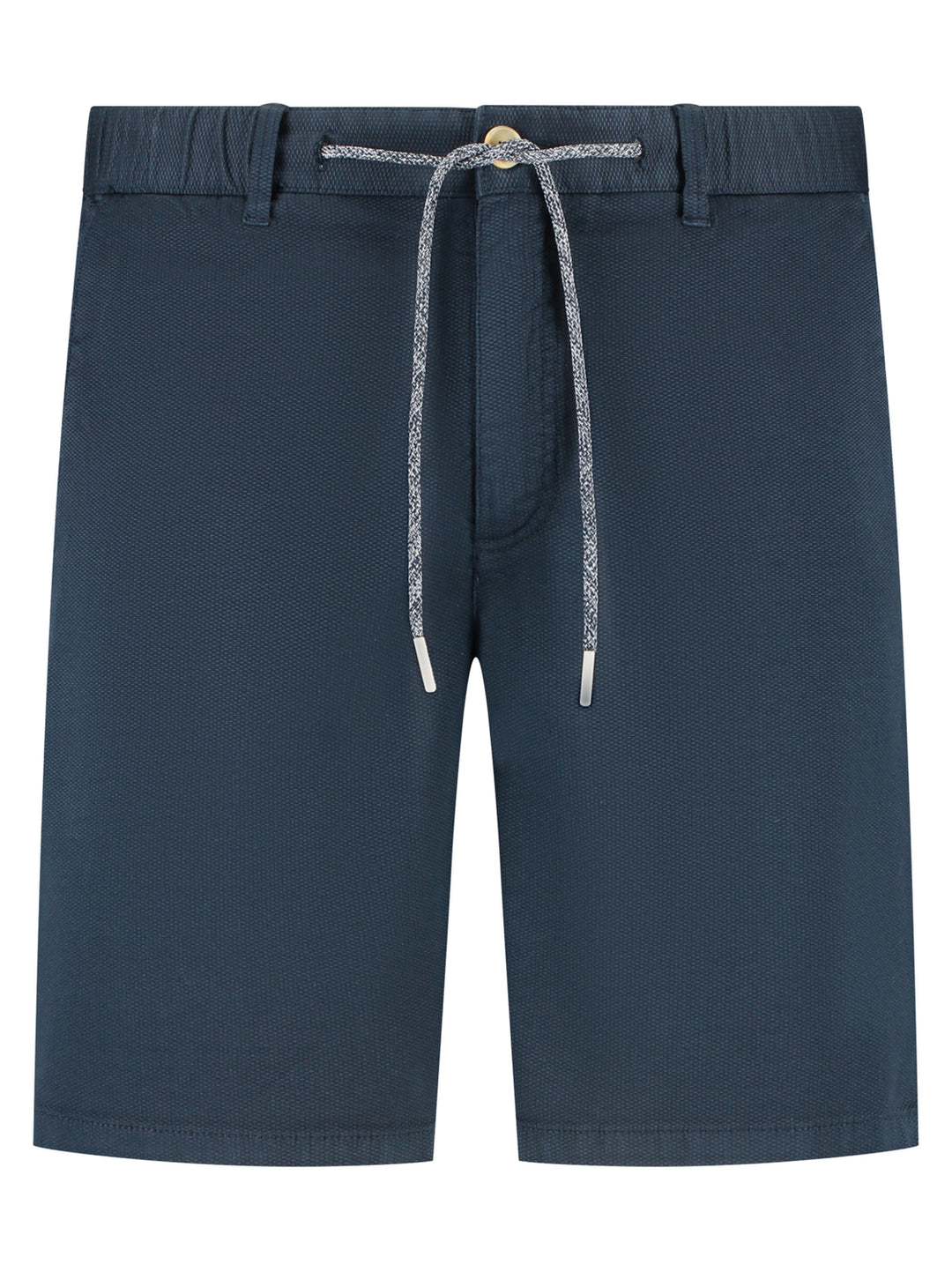Seven Dials Audel Structure Chino Short – Blauw-98% katoen, 2% elastaan-HEREN BROEKEN-Blauw
