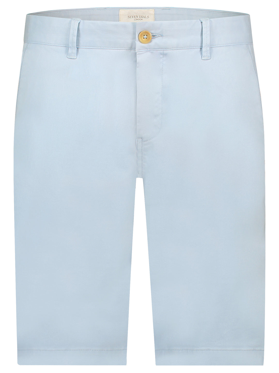 Seven Dials Aurick short light blue-97% katoen, 3% elasthaan-HEREN BROEKEN-Blauw