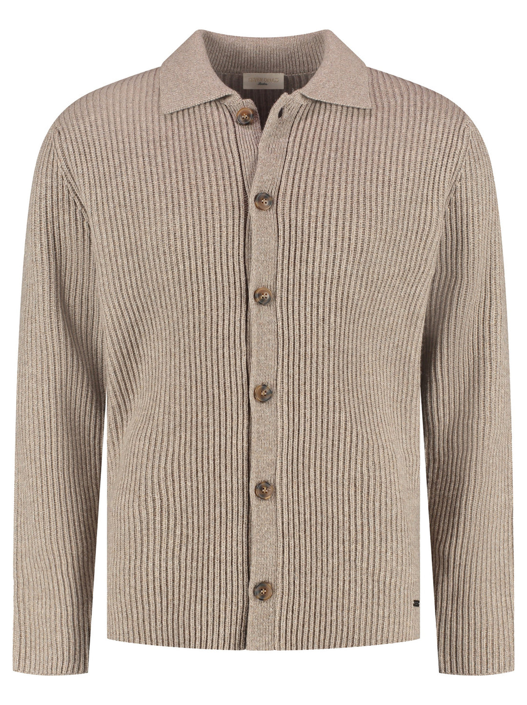 Seven Dials Boston Trui – Bruin-45% nylon, 32% wol, 23% acryl-HEREN TRUIEN & VESTEN-Bruin