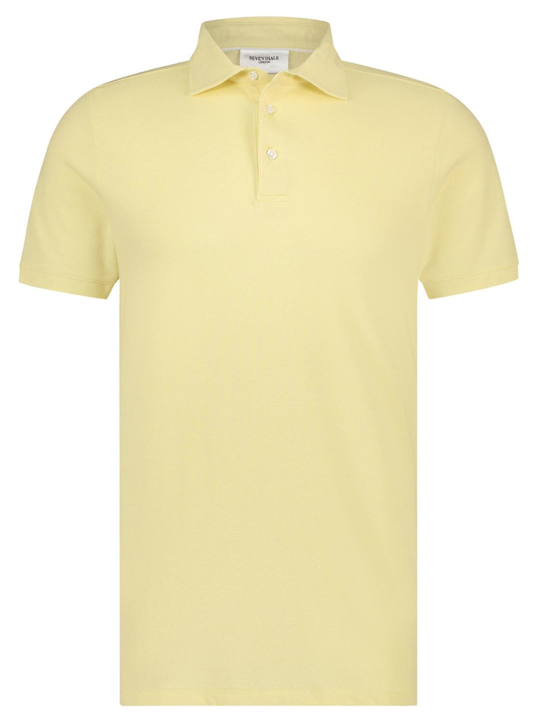 Seven Dials COLT polo geel-96% katoen, 5% elasthaan-HEREN POLO'S & T-SHIRTS-Geel