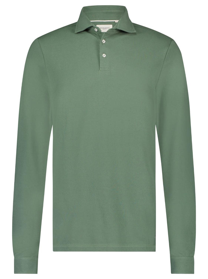 Seven Dials COOP polo-100% katoen-HEREN POLO'S & T-SHIRTS-Groen