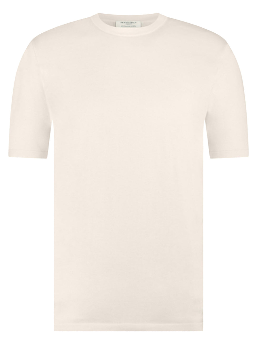 Seven Dials Faun gebreid T-shirt – Room-85% katoen, 10% zijde, 5% linnen-HEREN POLO'S & T-SHIRTS-Room