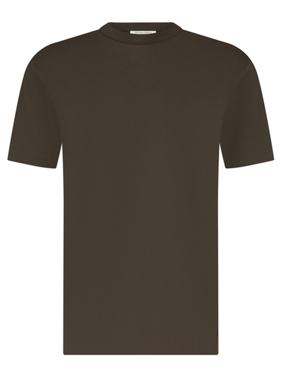 Seven Dials Katoenen Nalon T-shirt – Bruin-100% katoen-HEREN POLO'S & T-SHIRTS-Bruin