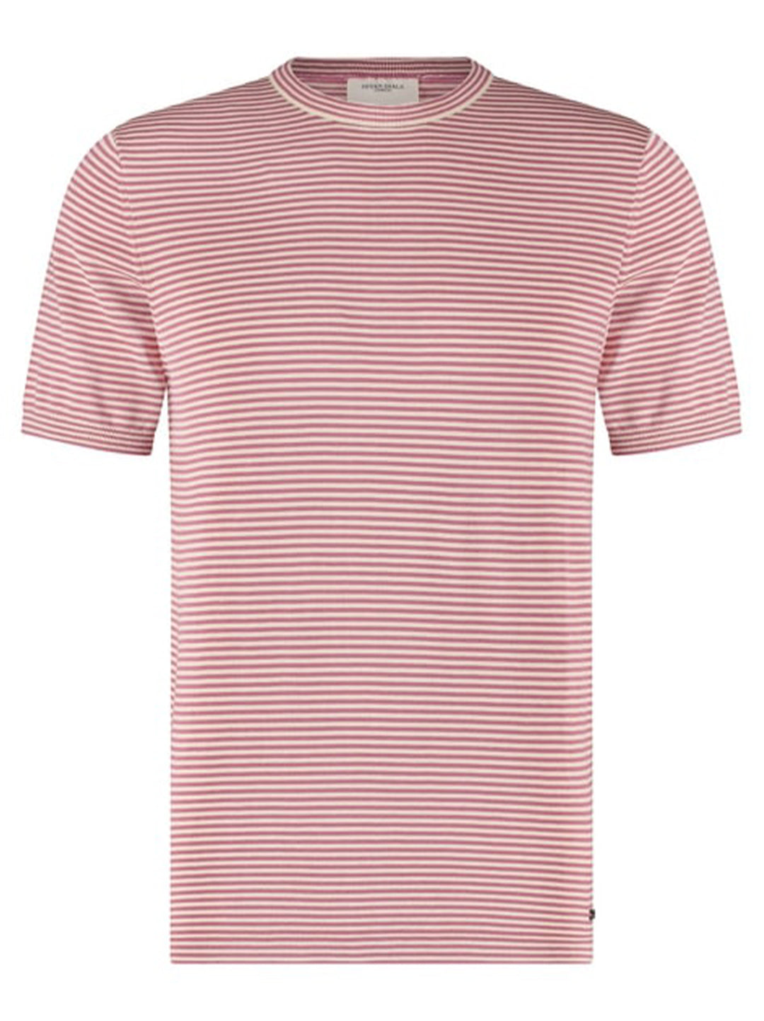 Seven Dials t-shirt Charlsy-85% katoen, 10% zijde, 5% linnen-HEREN POLO'S & T-SHIRTS-Roze