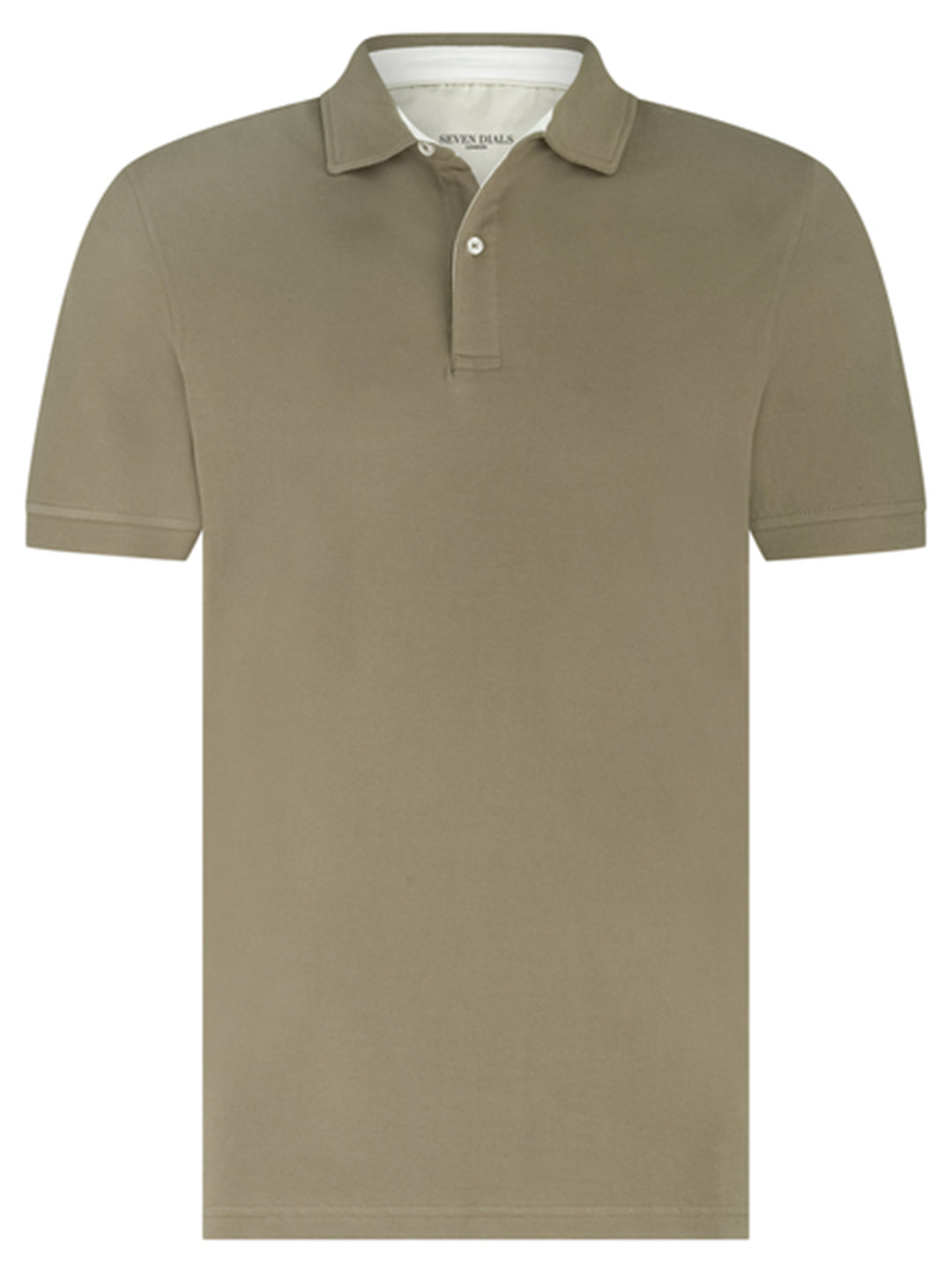 Seven Dials Trenton Polo – Bruin-96% katoen, 4% elastaan-HEREN POLO'S & T-SHIRTS-Bruin