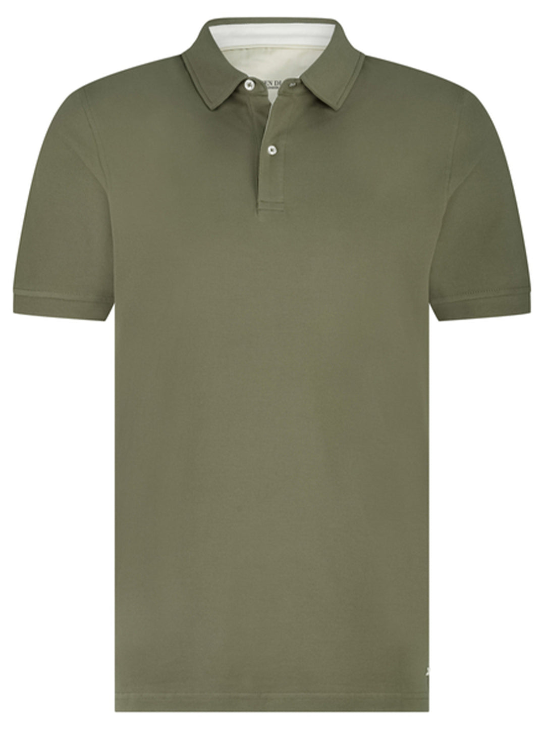 Seven Dials Trenton Polo – Groen-96% katoen, 4% elastaan-HEREN POLO'S & T-SHIRTS-Groen