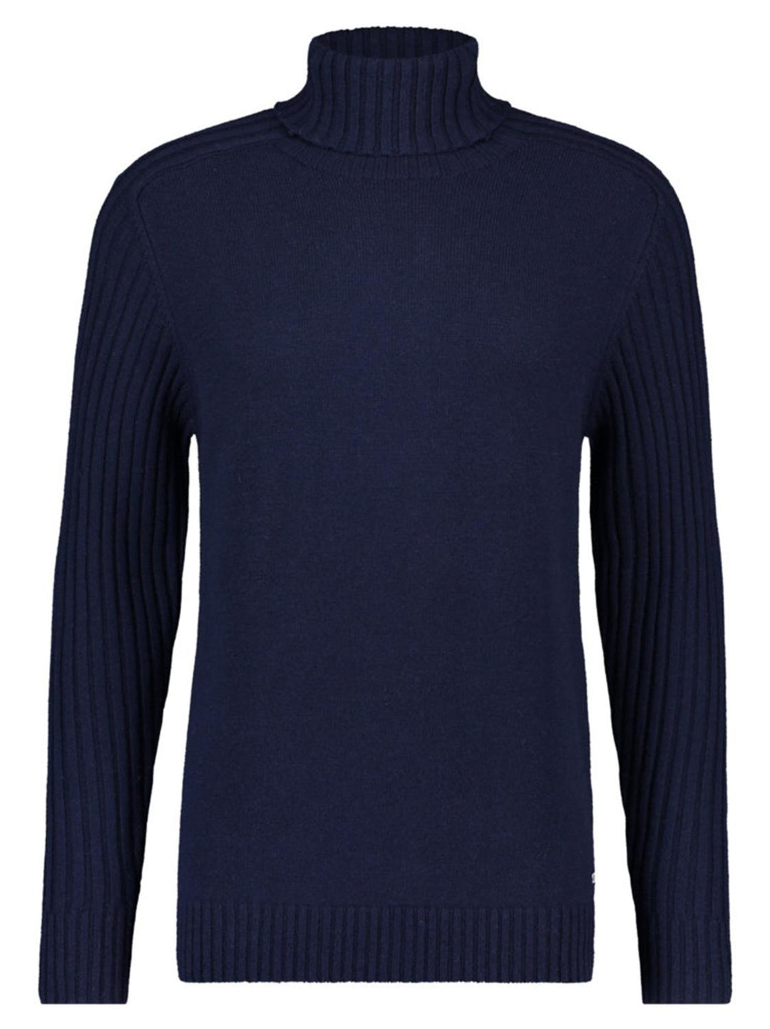 Seven Dials trui col-100% wol-HEREN TRUIEN & VESTEN-Blauw