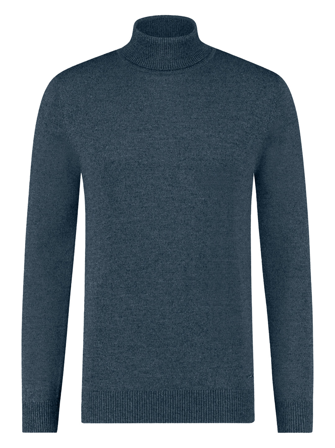 Seven Dials Trui Col Shawn – Blauw-100% wol-HEREN TRUIEN & VESTEN-Blauw